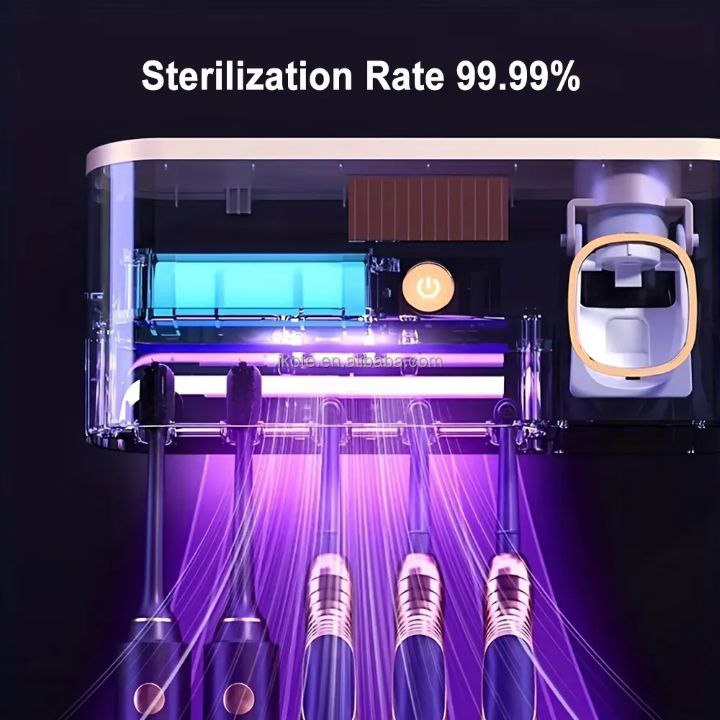 Stérilisateur mural UV pour brosses à dents| Technologie anti-bactérienne